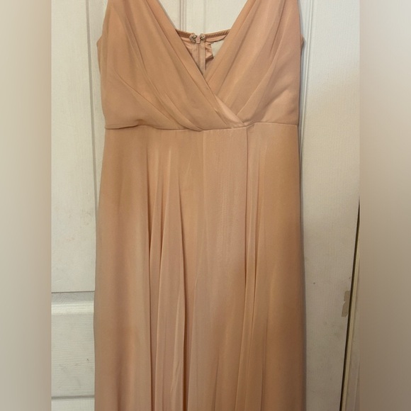 BHLDN Eva Blush chiffon Dress Size Small - Picture 9 of 13